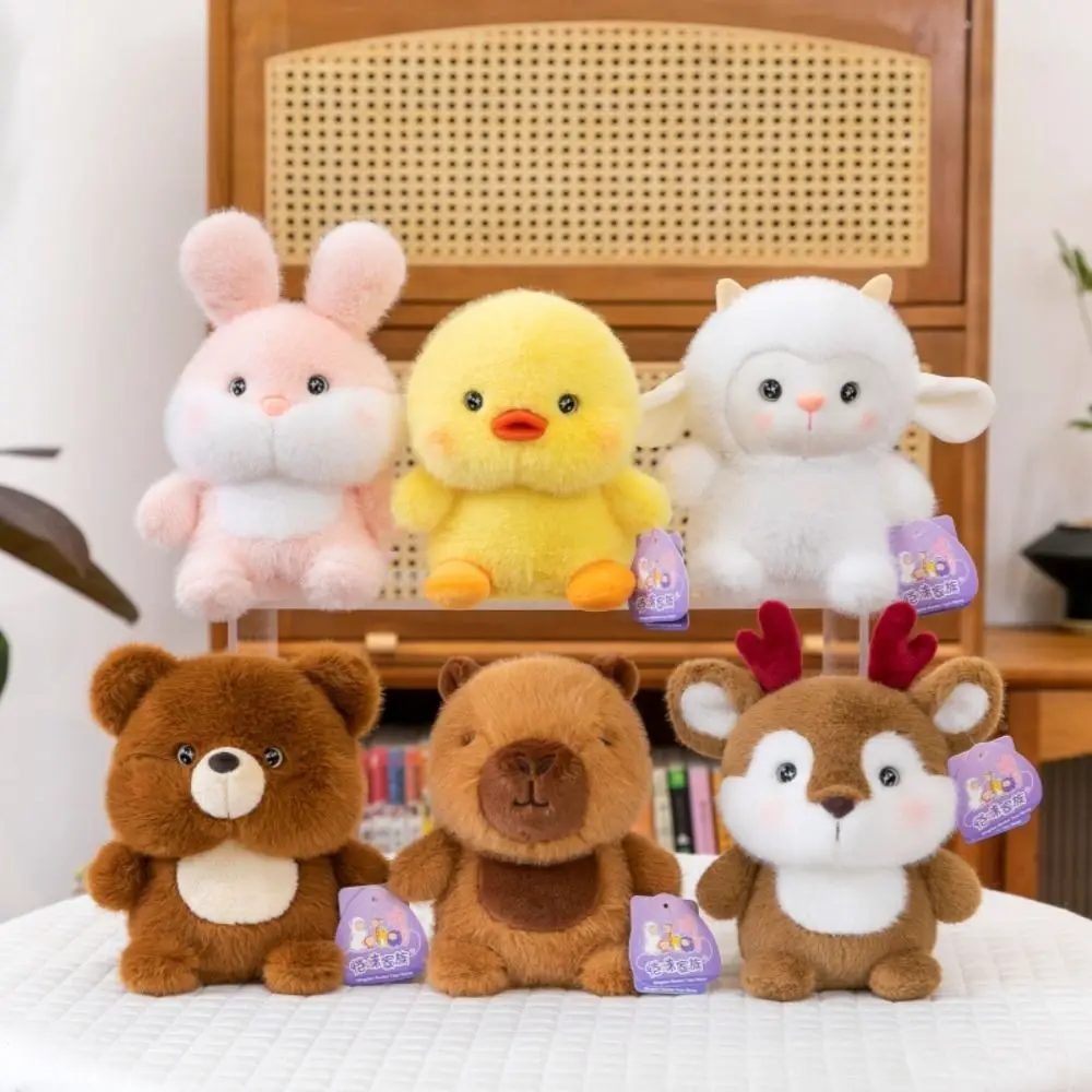 Pink Rabbit Capybara Plush Toy Elk Lamb Yellow Duck Plush Doll Cute Brown bear Animal Rabbit Doll Boys Girls
Pink Rabbit Capybara Plush Toy Elk Lamb Yellow Duck Plush Doll Cute Brown bear Animal Rabbit Doll Boys Girls