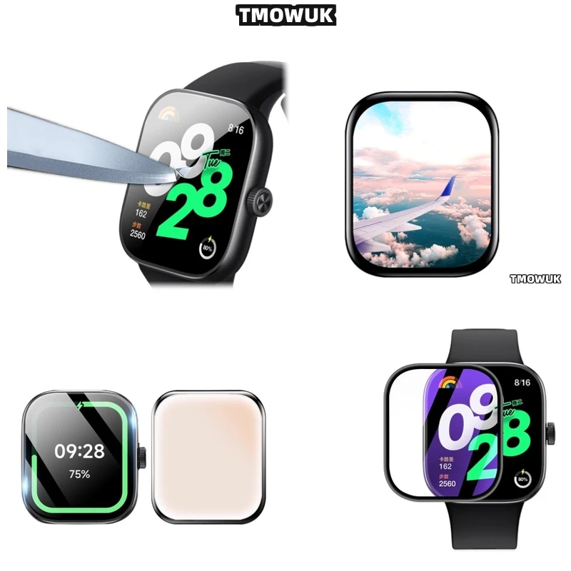 For Xiaomi Redmi Watch 2 3 4 5 MOVE Lite Active - Soft Flexible Screen Protector - Full Coverage 3D - Anti-Scratch PMMA
For Xiaomi Redmi Watch 2 3 4 5 MOVE Lite Active - Soft Flexible Screen Protector - Full Coverage 3D - Anti-Scratch PMMA