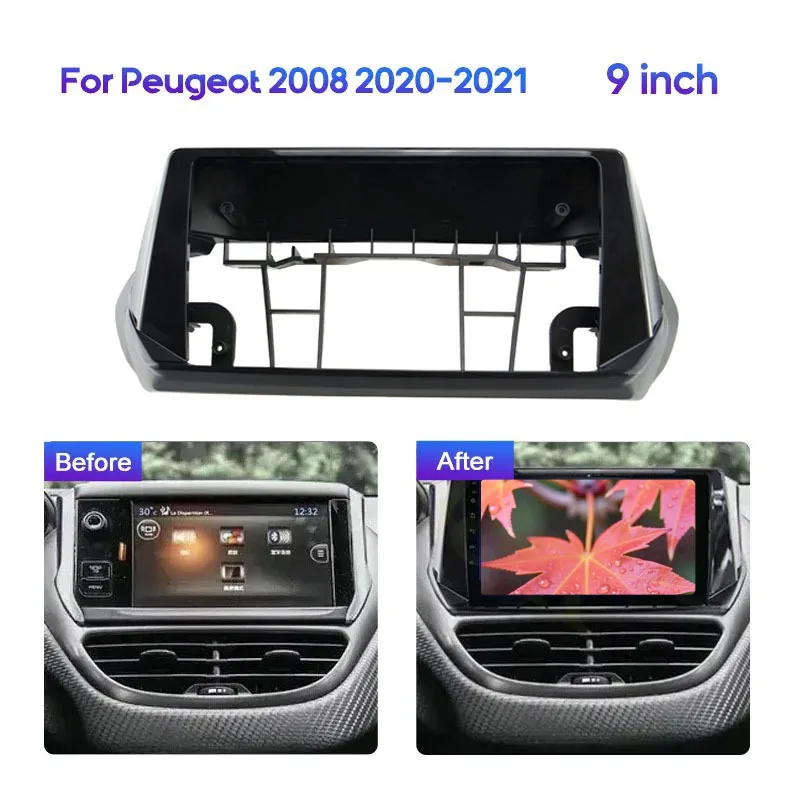 9INCH Car Radio Fascias For 2020 PEUGEOT 2008 Android GPS MP5 Stereo Player 2 Din Head Unit Panel Dash Frame Installation Trim
9INCH Car Radio Fascias For 2020 PEUGEOT 2008 Android GPS MP5 Stereo Player 2 Din Head Unit Panel Dash Frame Installation Trim