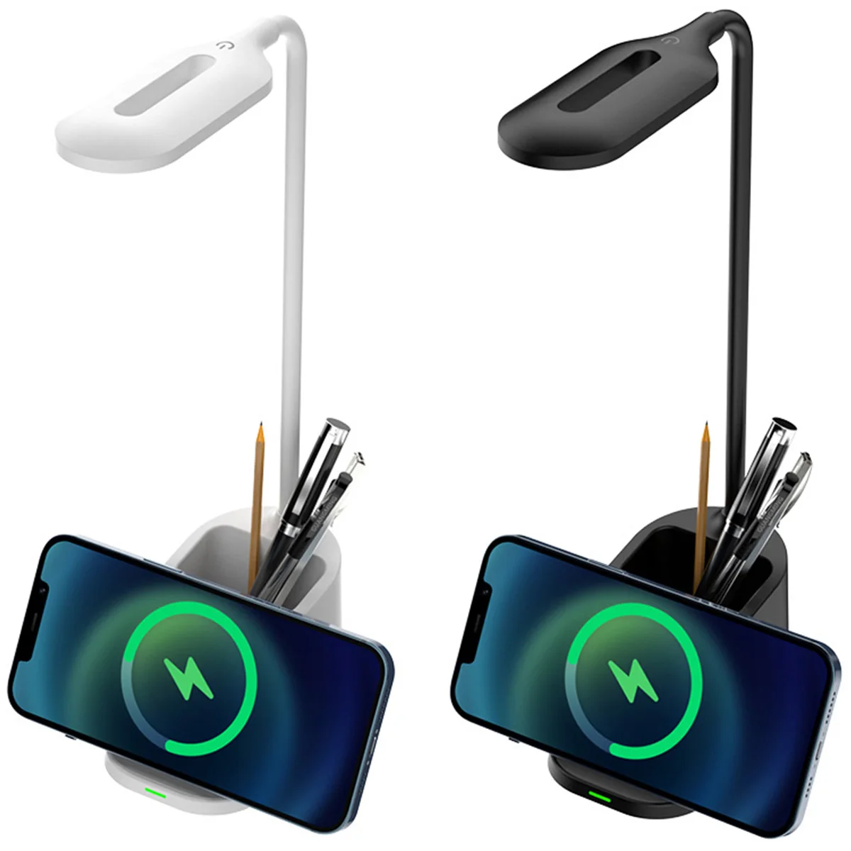 NEW Dimmable Desk Light w/Wireless Charger and Pen Holder Flexible Gooseneck Table Lamp 3 Light Colors Touch Control Table
NEW Dimmable Desk Light w/Wireless Charger and Pen Holder Flexible Gooseneck Table Lamp 3 Light Colors Touch Control Table
