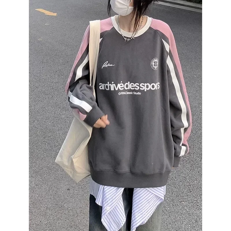 Vintage Y2k Pink Pullover Women Sweatshirts Oversize Korean Fashion Streetwear Hippie Long Sleeve Hoodie Harajuku Style
Vintage Y2k Pink Pullover Women Sweatshirts Oversize Korean Fashion Streetwear Hippie Long Sleeve Hoodie Harajuku Style