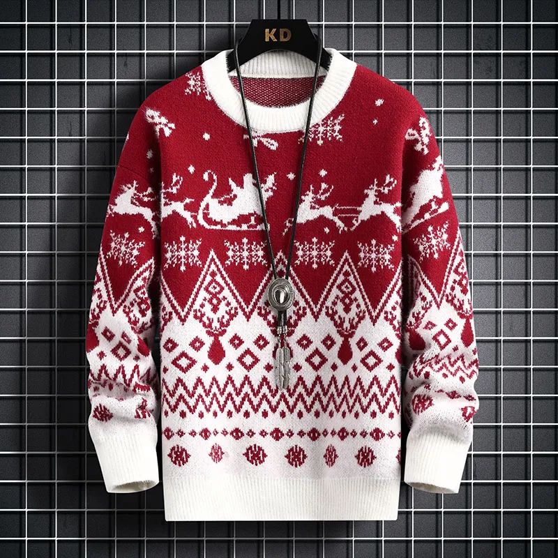 2022 New Fall Winter Hip Hop Mens Sweaters With Deer High Quality Cashmere Sweater Men Fashion Printed Male Christmas Pullover
2022 New Fall Winter Hip Hop Mens Sweaters With Deer High Quality Cashmere Sweater Men Fashion Printed Male Christmas Pullover