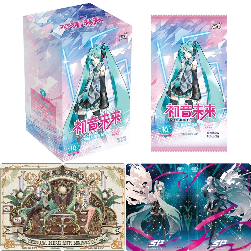 KAYOU Original Hatsune Miku Card First Sound Card Birthday Movement Greet Hatsune Miku 16th Anniversary Collection Cards Gifts
KAYOU Original Hatsune Miku Card First Sound Card Birthday Movement Greet Hatsune Miku 16th Anniversary Collection Cards Gifts