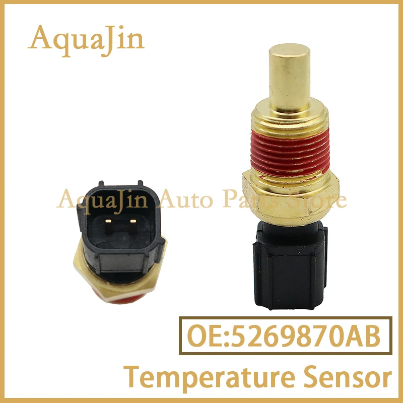 5269870AB Датчик температуры охлаждающей жидкости для Mini Cooper Chrysler 300 Aspen LHS Pacifica Dodge Durango RAM Viper Jeep Plymouth 
5269870AB Датчик температуры охлаждающей жидкости для Mini Cooper Chrysler 300 Aspen LHS Pacifica Dodge Durango RAM Viper Jeep Plymouth
