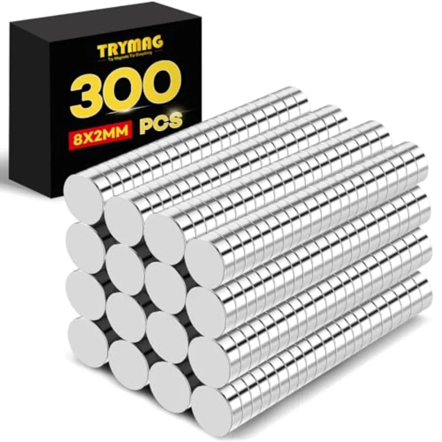 Маленькие круглые магниты 300 шт. 8x2 мм - дисковые магниты для маркерных досок, холодильников, офиса, хобби, рукоделия и сухостираемых досок
Маленькие круглые магниты 300 шт. 8x2 мм - дисковые магниты для маркерных досок, холодильников, офиса, хобби, рукоделия и сухостираемых досок