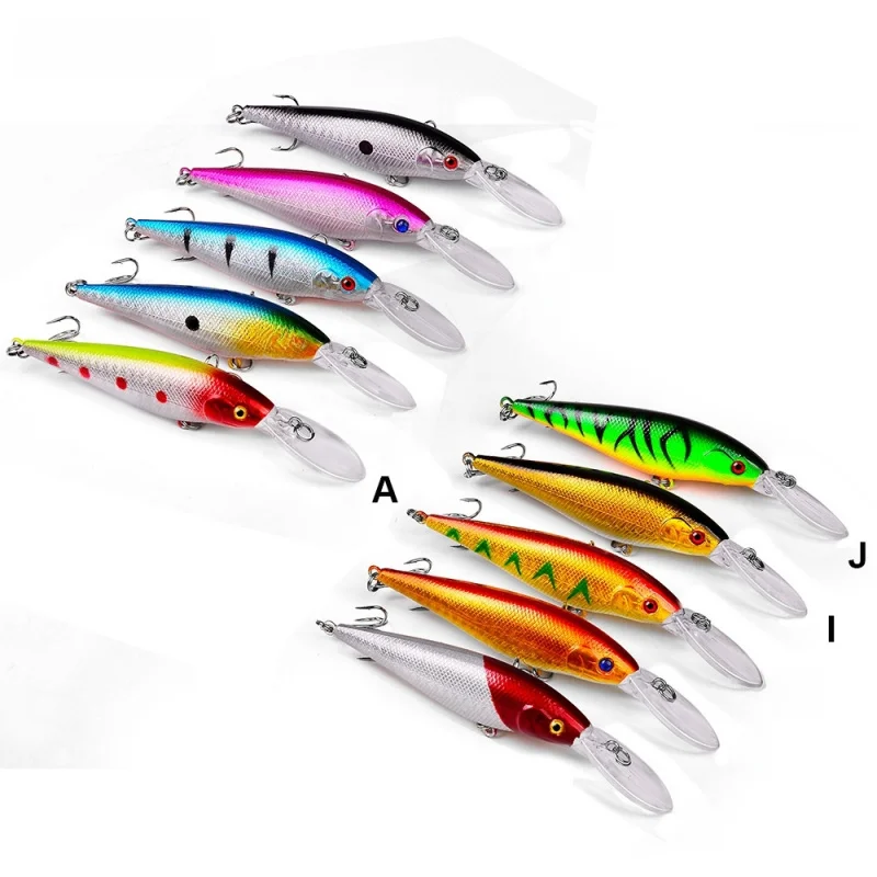 11.5cm 10.5g Floating Minnow, 10 Colors Bionic Hard Lure For Bass Pike Fishing DW1176
11.5cm 10.5g Floating Minnow, 10 Colors Bionic Hard Lure For Bass Pike Fishing DW1176