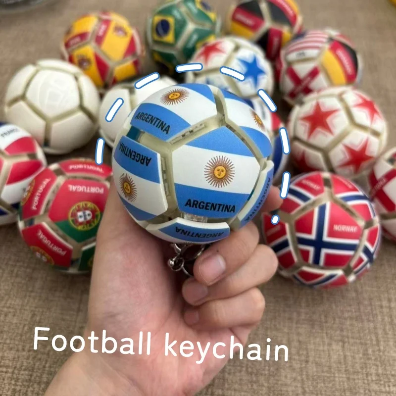 Mini Round Button Football Many Flag Keychain Decompression Portable Elastic Relief Stress Toys Anxiety Sports Fan Souvenir Gift
Mini Round Button Football Many Flag Keychain Decompression Portable Elastic Relief Stress Toys Anxiety Sports Fan Souvenir Gift
