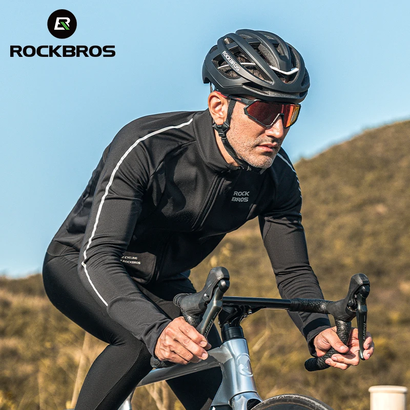 ROCKBROS Fleece Cycling Jackets Thermal Lining Winter Jersey Windproof Warm Long Sleeves Bike Jackets Reflective Clothing
ROCKBROS Fleece Cycling Jackets Thermal Lining Winter Jersey Windproof Warm Long Sleeves Bike Jackets Reflective Clothing