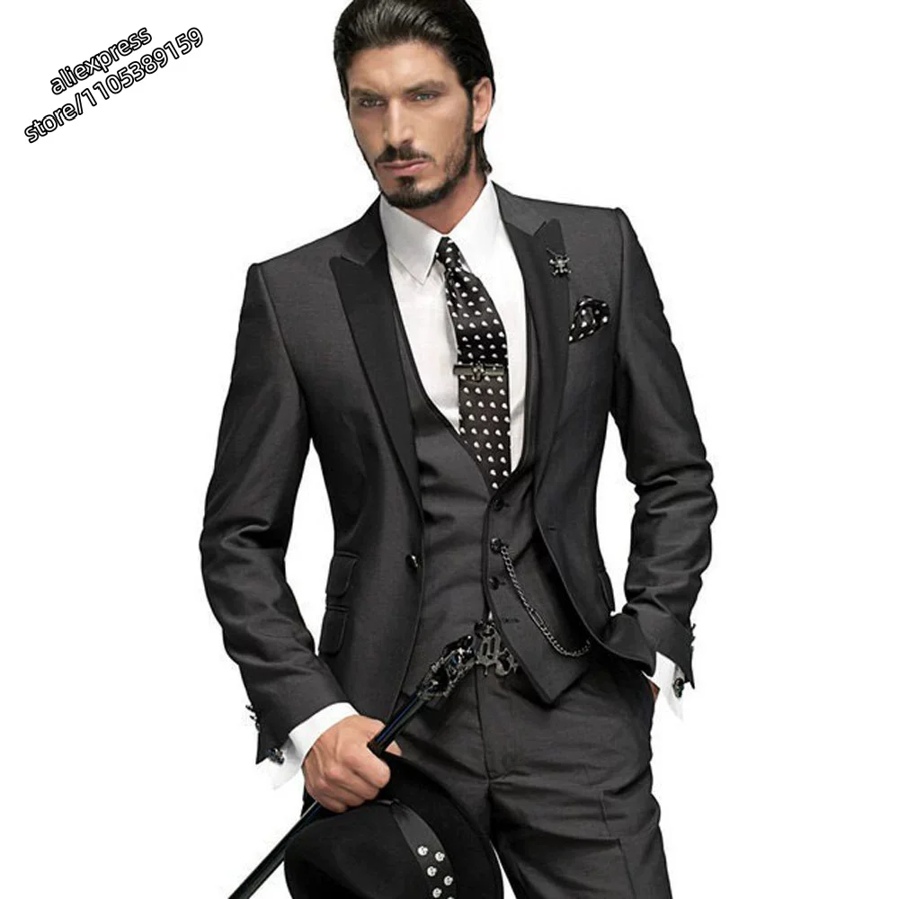 Men's 3-piece Suit Set Casual Trendy Business Solid Color Turn-down Collar Single Button Blazer Trousers Fashion Male Clothing
Men's 3-piece Suit Set Casual Trendy Business Solid Color Turn-down Collar Single Button Blazer Trousers Fashion Male Clothing