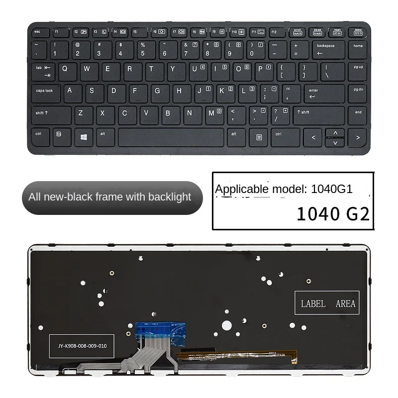 Applicable replacement For HP ELIteBook FOLIO 1000 1040 G1/G2 1040 G3 Laptop keyboard 
Applicable replacement For HP ELIteBook FOLIO 1000 1040 G1/G2 1040 G3 Laptop keyboard