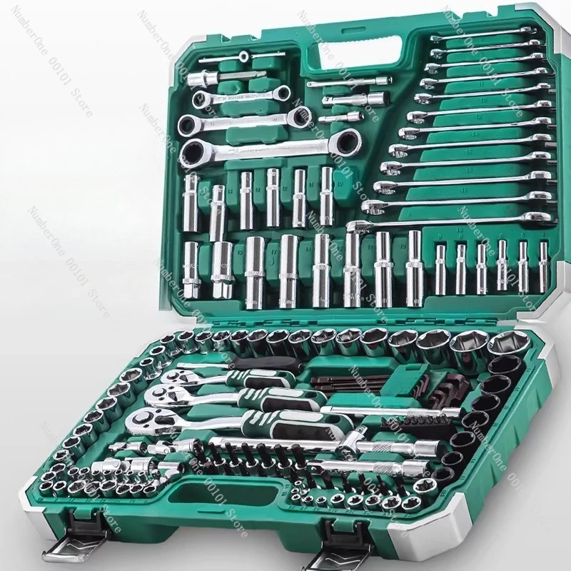 Набор инструментов для авторемонта: торцевые ключи, трещотки, многофункциональный ящик для инструментов, инструменты для обслуживания автомобилей Daquan
Набор инструментов для авторемонта: торцевые ключи, трещотки, многофункциональный ящик для инструментов, инструменты для обслуживания автомобилей Daquan