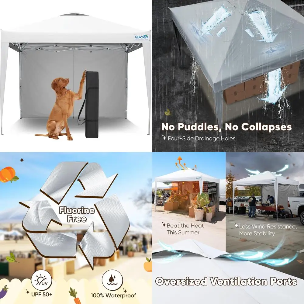 Portable Instant Setup Canopy Tent - 10x10 Waterproof and UV-Protected Gazebo for Outdoor Use, Ideal for 1 Person, Compact and E
Portable Instant Setup Canopy Tent - 10x10 Waterproof and UV-Protected Gazebo for Outdoor Use, Ideal for 1 Person, Compact and E