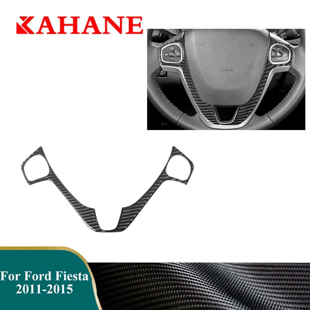 Car Carbon Fiber Stickers Parts Steering Wheel Cover Trim For Ford Fiesta 2011 2012 2013 2014 2015 Interior Moulding Accessories
Car Carbon Fiber Stickers Parts Steering Wheel Cover Trim For Ford Fiesta 2011 2012 2013 2014 2015 Interior Moulding Accessories
