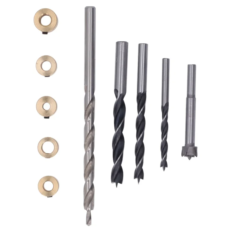 5Pcs Pocket Hole Drill Bit 3 Knife Points High Speed Steel Woodworking Tool Set Kit
5Pcs Pocket Hole Drill Bit 3 Knife Points High Speed Steel Woodworking Tool Set Kit