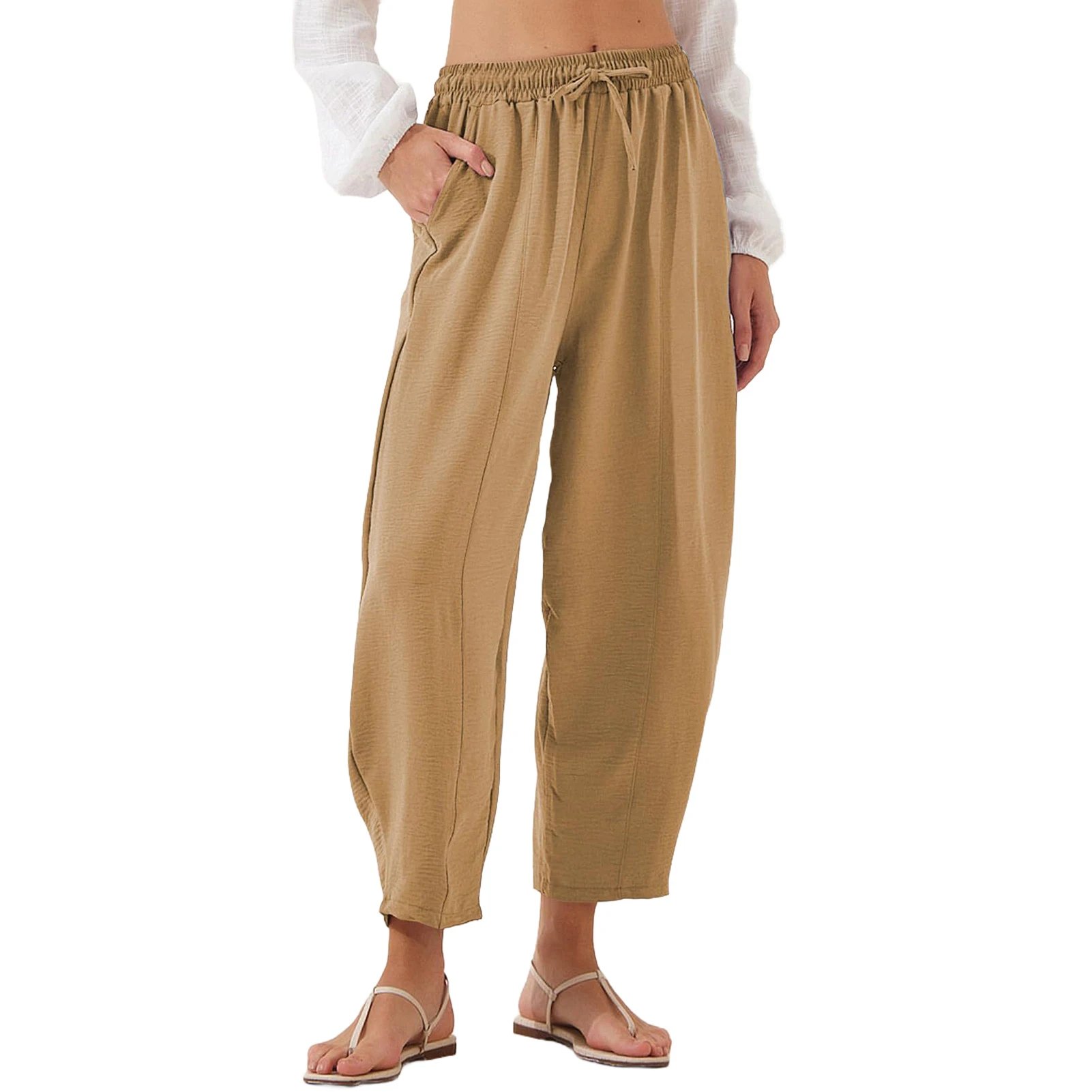 Женские летние корейские модные брюки с широкими штанинами, новые простые свободные брюки до щиколотки, Женские однотонные Прямые спортивные брюки
Женские летние корейские модные брюки с широкими штанинами, новые простые свободные брюки до щиколотки, Женские однотонные Прямые спортивные брюки