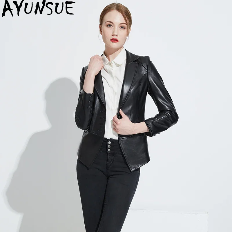 AYUNSUE Genuine Leather Jacket Autumn Jacket Women Sheepskin Coat Female Korean Blazer Women Clothes 2020 Chaqueta Mujer MY3971
AYUNSUE Genuine Leather Jacket Autumn Jacket Women Sheepskin Coat Female Korean Blazer Women Clothes 2020 Chaqueta Mujer MY3971