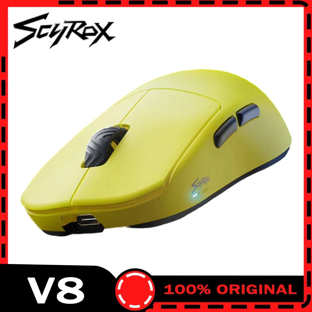 SCYROX V8 Wireless Mouse Three Mode Bluetooth Paw3950 Ergonomics Lightweight Gaming Esports Mouse Custom Made Gamer Mice Gifts
SCYROX V8 Wireless Mouse Three Mode Bluetooth Paw3950 Ergonomics Lightweight Gaming Esports Mouse Custom Made Gamer Mice Gifts
