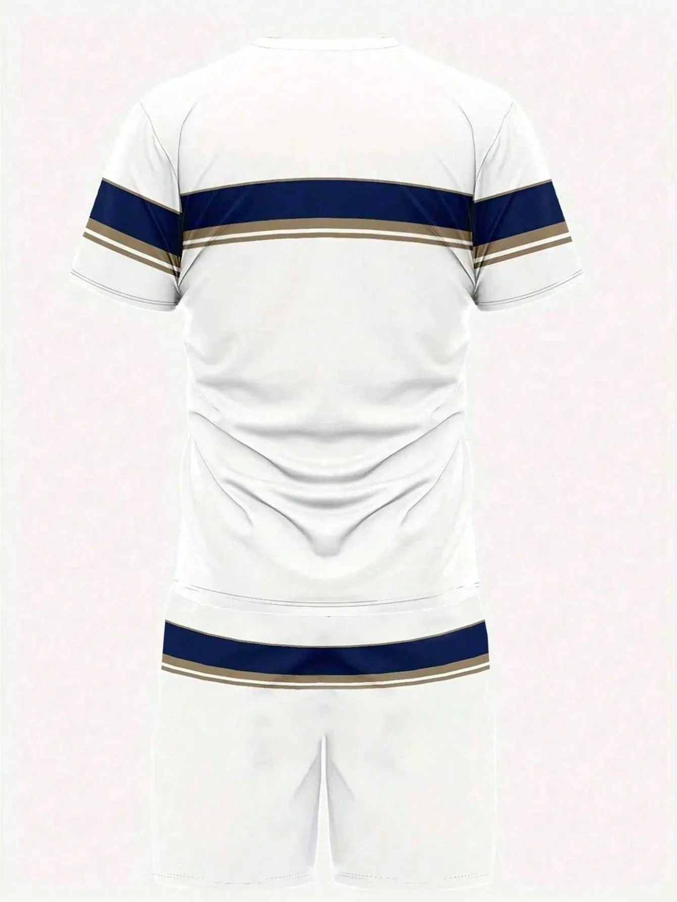 Men's Summer Sportswear Set Polyester Knitted T-Shirt And Shorts Lightweight Breathable
Men's Summer Sportswear Set Polyester Knitted T-Shirt And Shorts Lightweight Breathable