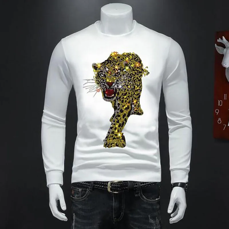 BORUNKE 2024 Hot Sale Men Pullover Sweatshirt Autumn And Winter Rhinestone Sweatshirt Men's Hoodie Long Sleeve
BORUNKE 2024 Hot Sale Men Pullover Sweatshirt Autumn And Winter Rhinestone Sweatshirt Men's Hoodie Long Sleeve