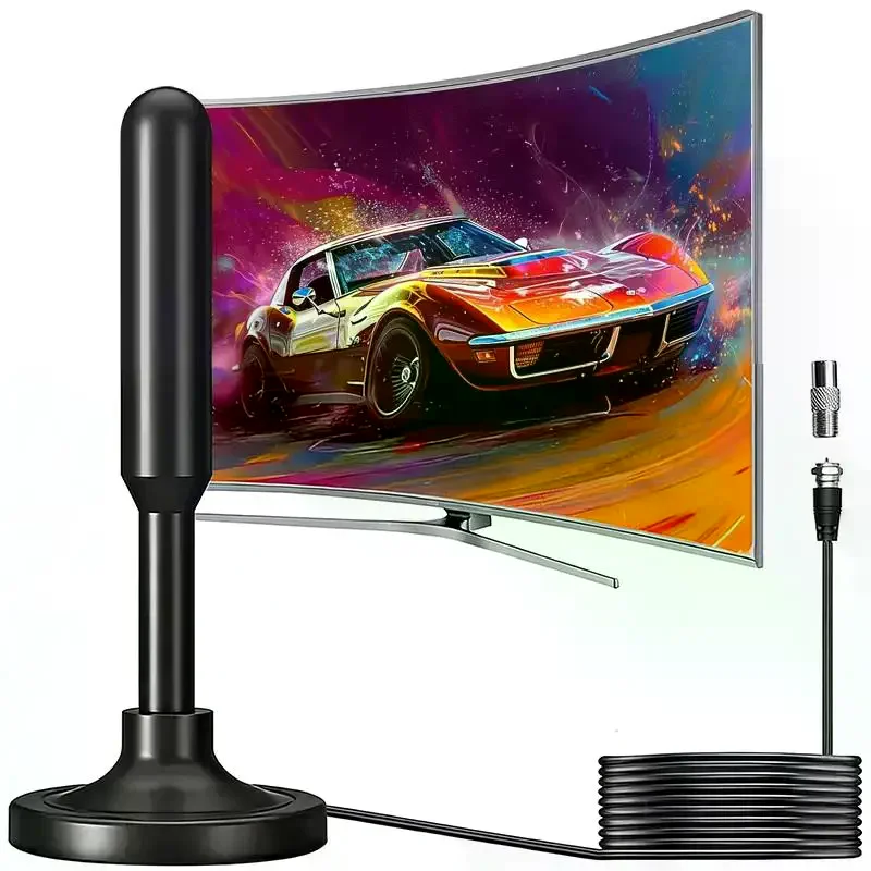 1Pcs Long Range Signal Receiver Amplifier Antenna For Digital TV Indoor Signal Amplifier 720P 1080P Antenna With Adapter
1Pcs Long Range Signal Receiver Amplifier Antenna For Digital TV Indoor Signal Amplifier 720P 1080P Antenna With Adapter