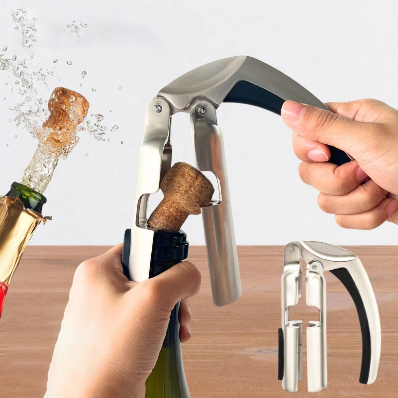 Professional Champagne Corkscrew New Wine Bottle Opener Sparkling Wine Cork Puller Home Bar Champagne Corkscrew Kitchen Tools
Professional Champagne Corkscrew New Wine Bottle Opener Sparkling Wine Cork Puller Home Bar Champagne Corkscrew Kitchen Tools