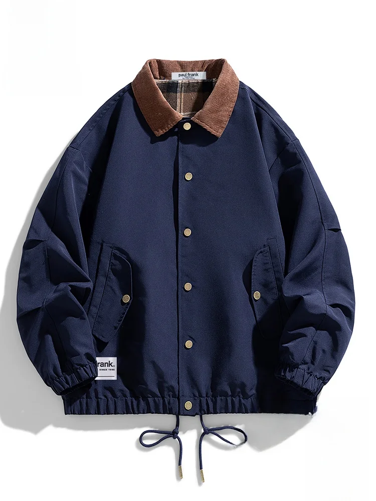 PaulFrank Loose Fit Casual Men's Jaet Harlequin Workwear Sle Contrast Color Autumn Outerwear for Couples Youth Faion
PaulFrank Loose Fit Casual Men's Jaet Harlequin Workwear Sle Contrast Color Autumn Outerwear for Couples Youth Faion