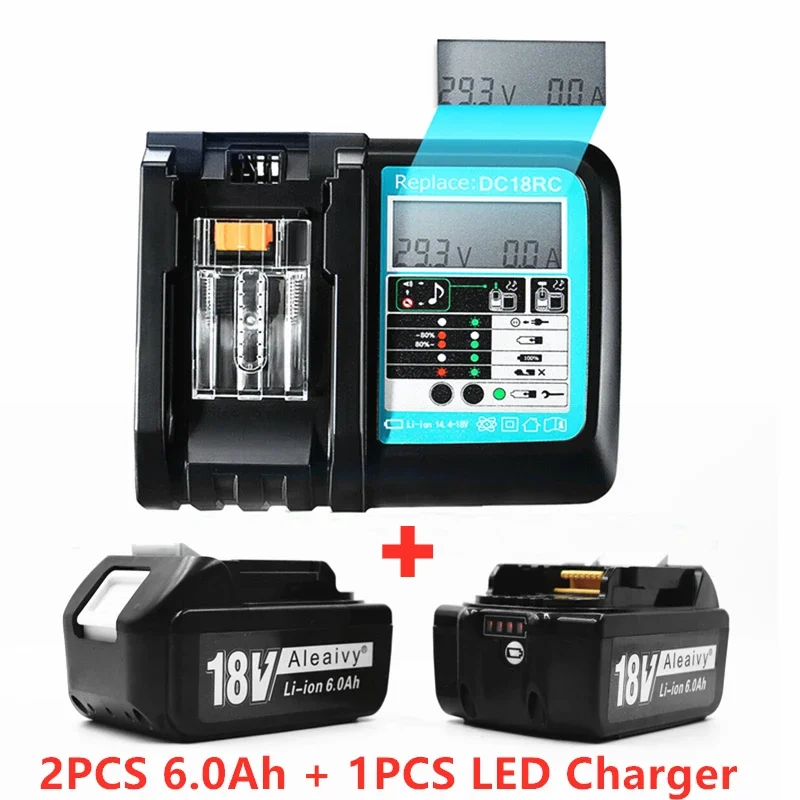 Аккумуляторная батарея BL1860 18 в 2022 мАч литий-ионная для Makita 18 в аккумулятор BL1840 BL1850 BL1830 BL1860B LXT400 с зарядным устройством, новинка 6000
Аккумуляторная батарея BL1860 18 в 2022 мАч литий-ионная для Makita 18 в аккумулятор BL1840 BL1850 BL1830 BL1860B LXT400 с зарядным устройством, новинка 6000