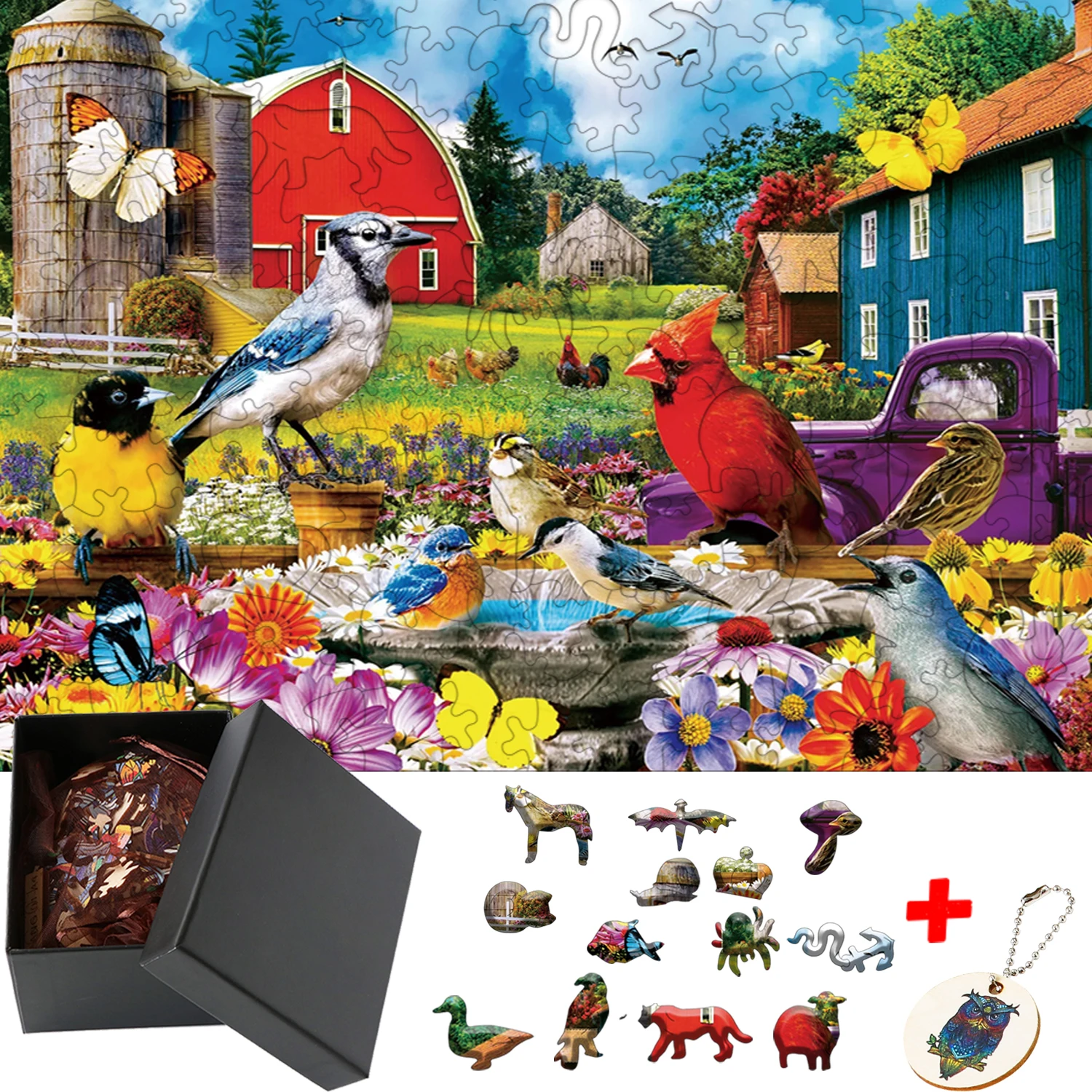 Irregular Jigsaw Puzzle Adults Intellectual Exercise 3d Puzzle Wood Children's Educational Toy Animal Wooden Puzzles Christmas
Irregular Jigsaw Puzzle Adults Intellectual Exercise 3d Puzzle Wood Children's Educational Toy Animal Wooden Puzzles Christmas