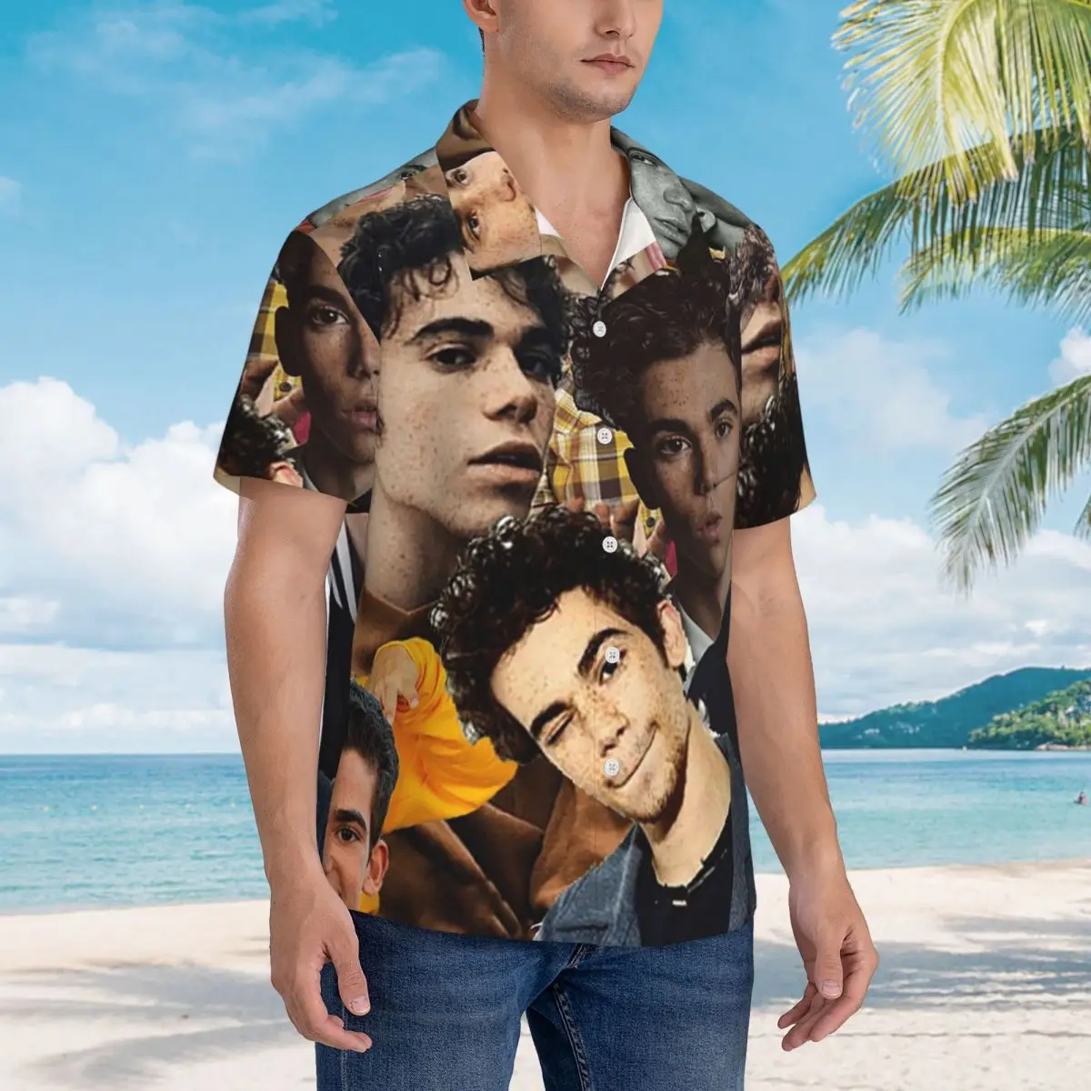 Cameron Boyce Collage Design 2019 Hawaiian Shirts Casual Men Short Sleeve Shirt for Summer Beach Men's Lapel Tops
Cameron Boyce Collage Design 2019 Hawaiian Shirts Casual Men Short Sleeve Shirt for Summer Beach Men's Lapel Tops