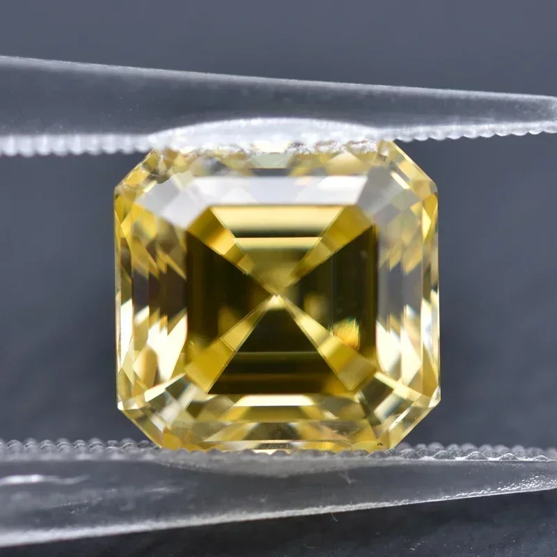 Asscher Cut Moissanite StoneLemon Yellow Color for Charms Jewelry Making DIY Ring Necklace Earrings Main Materials
Asscher Cut Moissanite StoneLemon Yellow Color for Charms Jewelry Making DIY Ring Necklace Earrings Main Materials