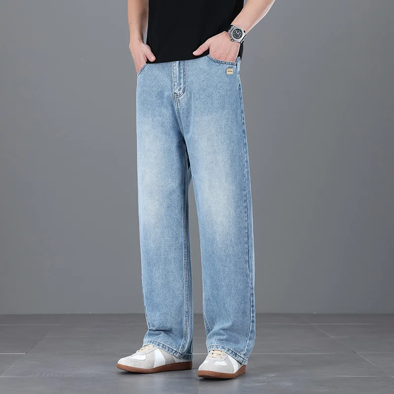 2026 New Korean Men's Casual Long Jeans Classic Man Loose Straight Denim Wide-leg Pants Solid Color Light Blue BlackGrey
2026 New Korean Men's Casual Long Jeans Classic Man Loose Straight Denim Wide-leg Pants Solid Color Light Blue BlackGrey