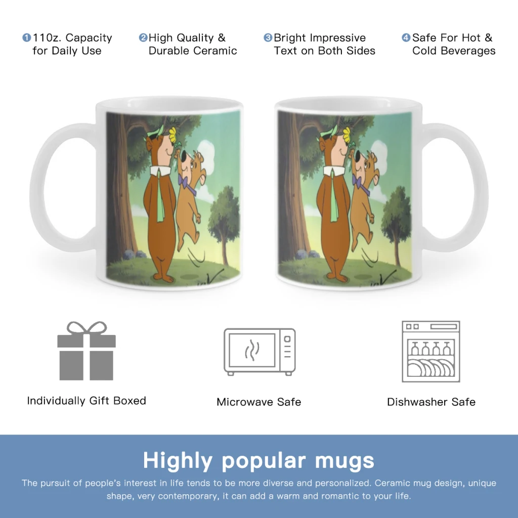 Yogi Bear Boo Boo Gray Hanna Free shipping Ceramic Cup Coffee Oatmeal Breakfast Cup Creative Personality Mug
Yogi Bear Boo Boo Gray Hanna Free shipping Ceramic Cup Coffee Oatmeal Breakfast Cup Creative Personality Mug