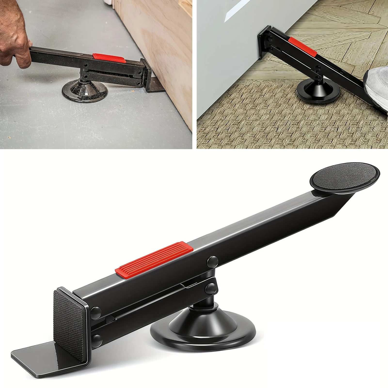 Foot Door Panel Lifter Heavy Duty 360 Degree Rotating Door Board Lift Installation Tool for Carpenter 75kg Load Bearing
Foot Door Panel Lifter Heavy Duty 360 Degree Rotating Door Board Lift Installation Tool for Carpenter 75kg Load Bearing