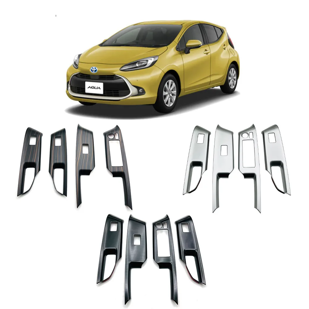 For Toyota 21 AQUA modified interior door handle, glass lifting button switch panel special decorative frame
For Toyota 21 AQUA modified interior door handle, glass lifting button switch panel special decorative frame