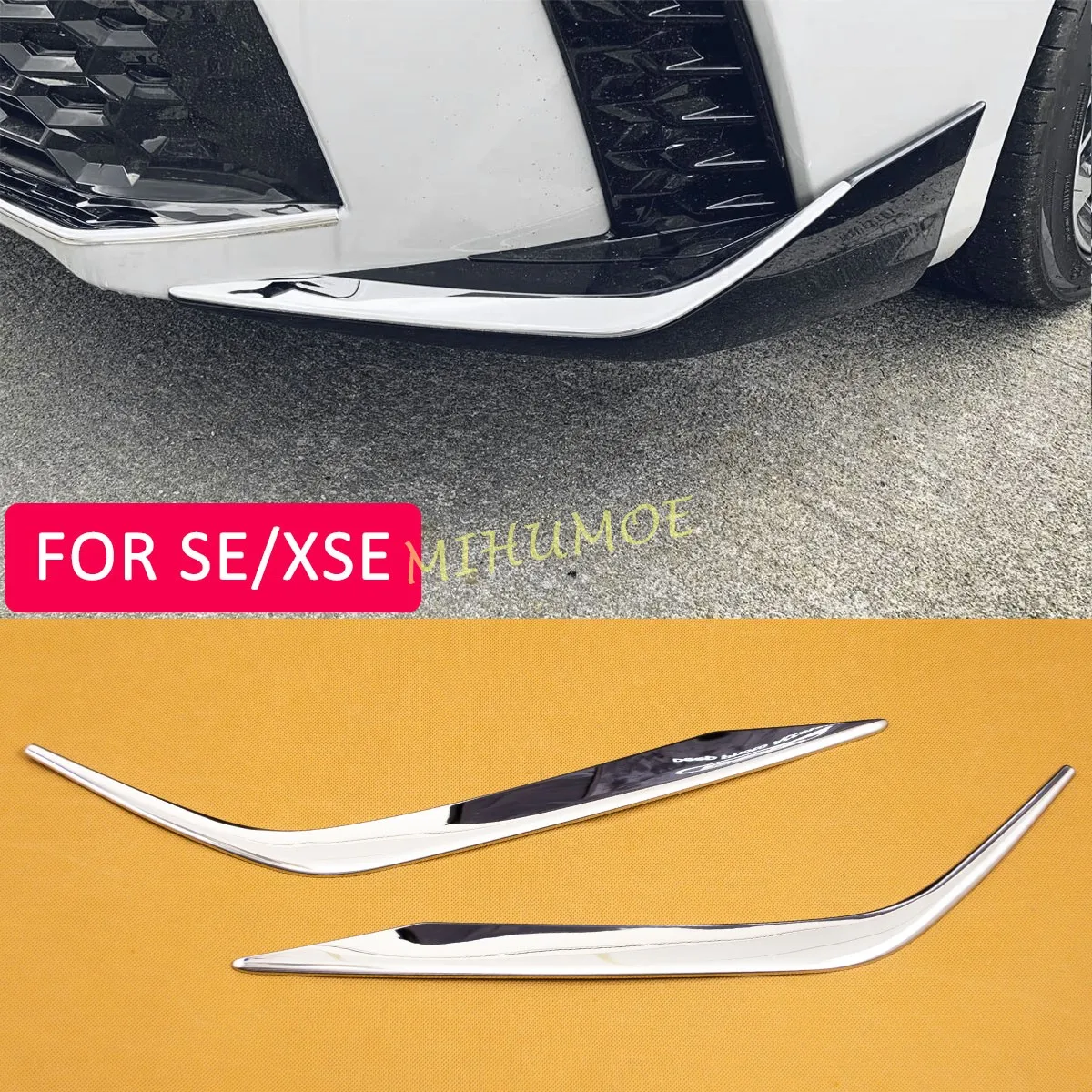 For 2025 Toyota Camry SE / XSE 2Pcs Stainless Steel Rear Bumper Side Corner Protector Guard Trims
For 2025 Toyota Camry SE / XSE 2Pcs Stainless Steel Rear Bumper Side Corner Protector Guard Trims