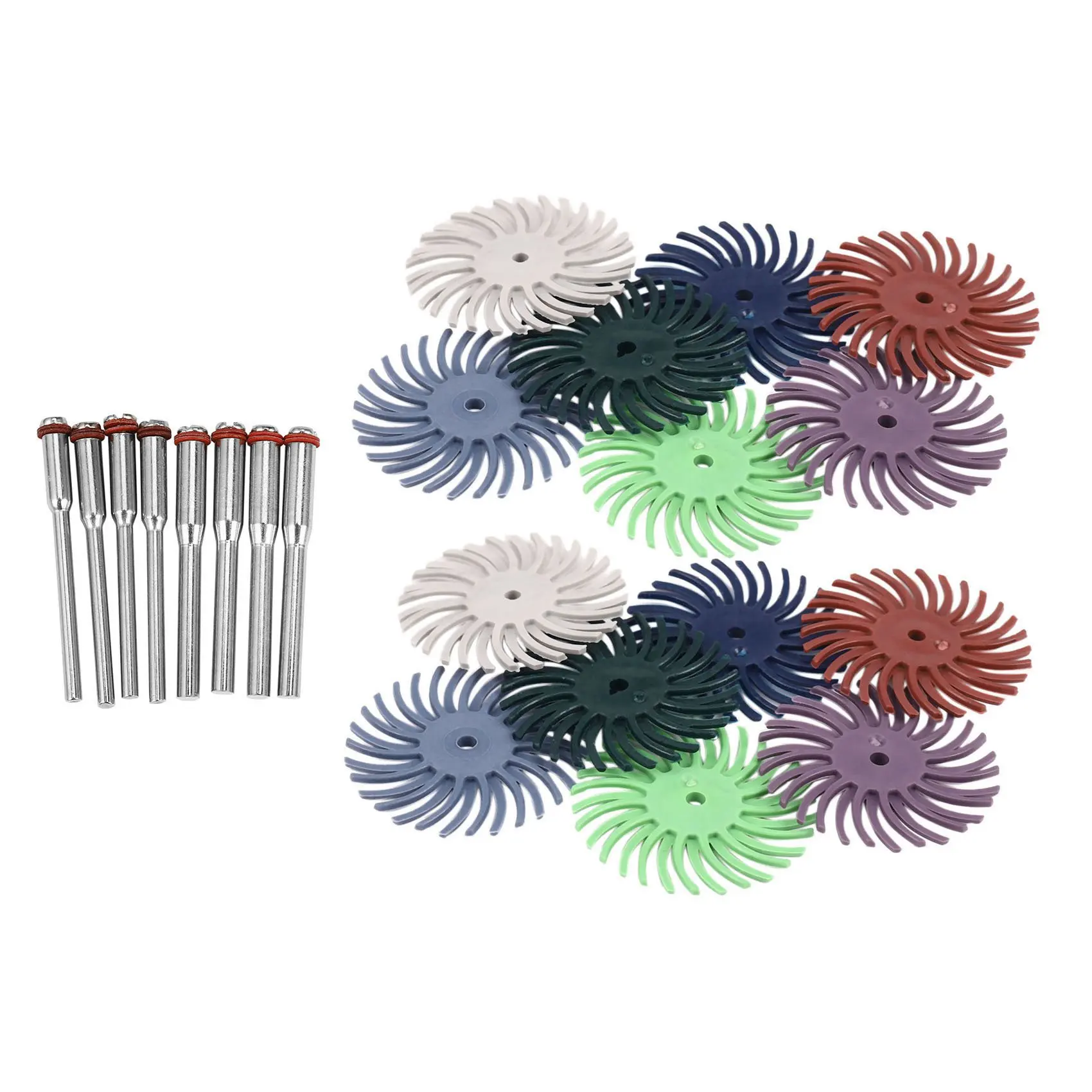 64Pcs 1 Inch Radial Bristle Disc Kit Abrasive Brush 3 and 2.35Mm Shank Detail Polishing Wheel for Rotary Tool Accessories
64Pcs 1 Inch Radial Bristle Disc Kit Abrasive Brush 3 and 2.35Mm Shank Detail Polishing Wheel for Rotary Tool Accessories