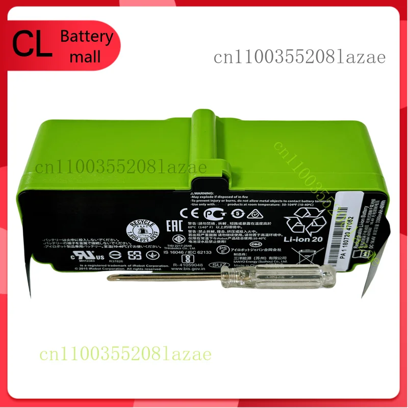 OEM 4376392 Аккумулятор для iRobot Roomba 600 800 900 694 860 890 960 965 970 980
OEM 4376392 Аккумулятор для iRobot Roomba 600 800 900 694 860 890 960 965 970 980