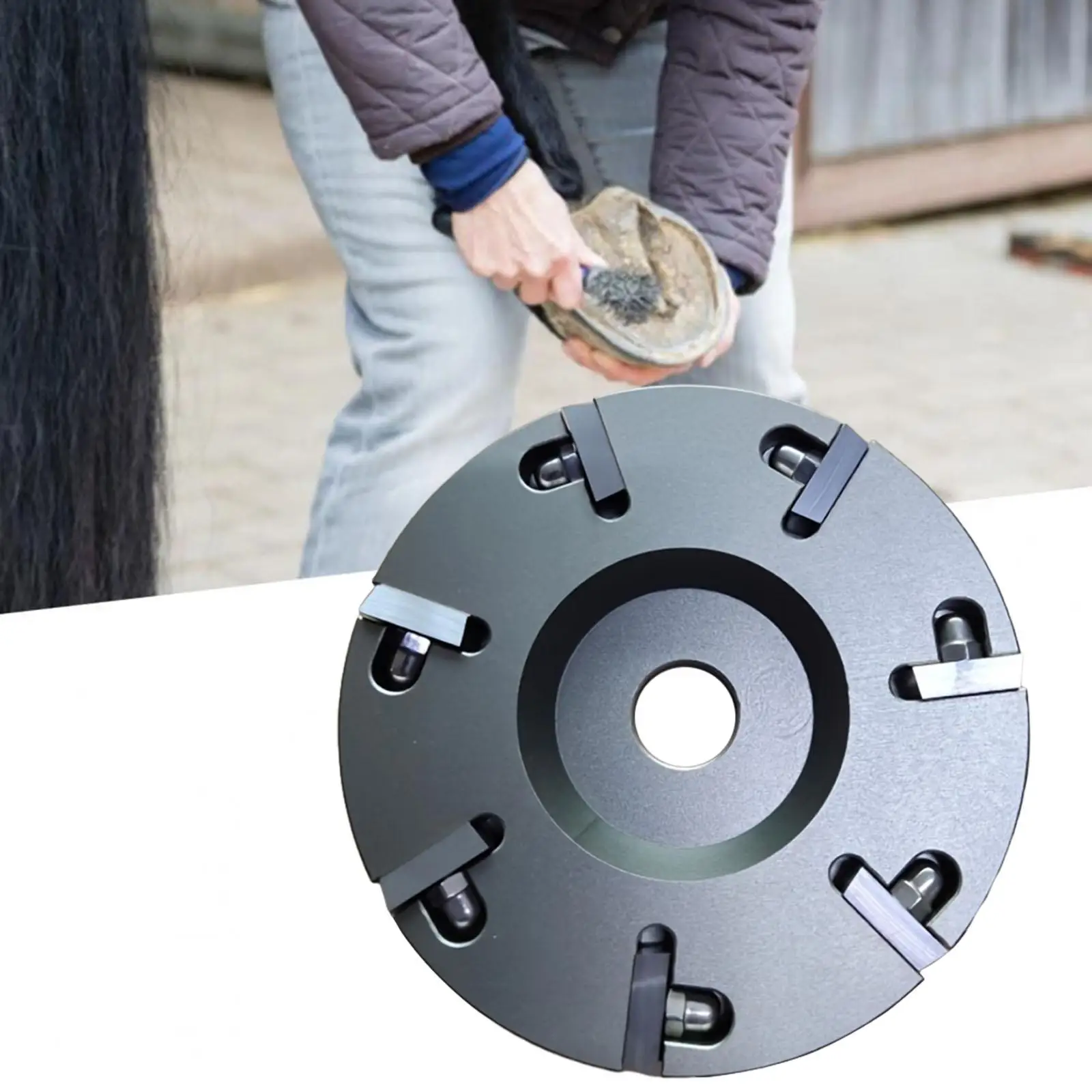 Hoof Trimming Disc Easy Cut Steel Professional Livestock Foot Trimmer for Horse Cattle Goat Shoeing and Maintenance
Hoof Trimming Disc Easy Cut Steel Professional Livestock Foot Trimmer for Horse Cattle Goat Shoeing and Maintenance