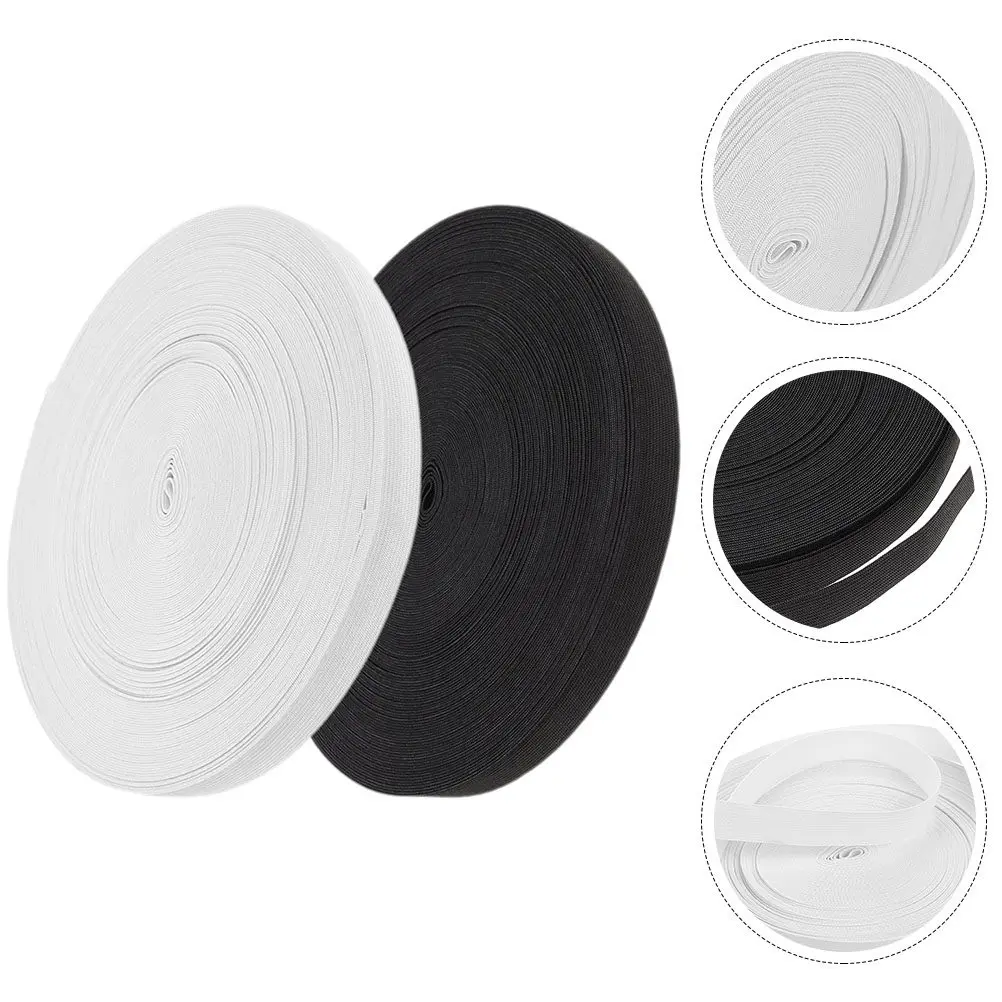 2 Rolls Polyester Sewing Elastic Band Flat Stretchable Strap for Waistbands Trousers Headbands Baby Diaper Belts Craft Sewing
2 Rolls Polyester Sewing Elastic Band Flat Stretchable Strap for Waistbands Trousers Headbands Baby Diaper Belts Craft Sewing