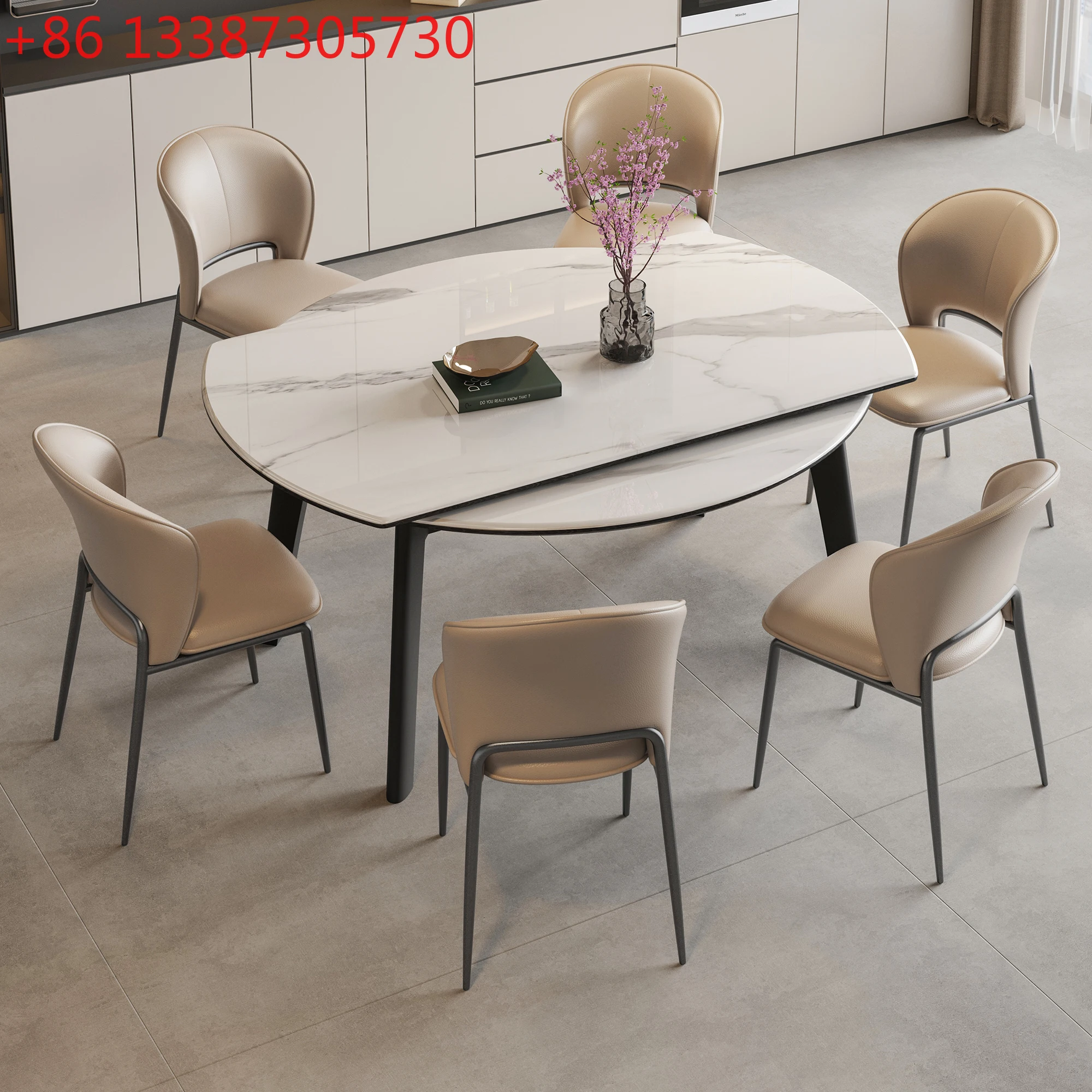 Italian light luxury natural microcrystalline stone dining table retractable household marble dining table
Italian light luxury natural microcrystalline stone dining table retractable household marble dining table