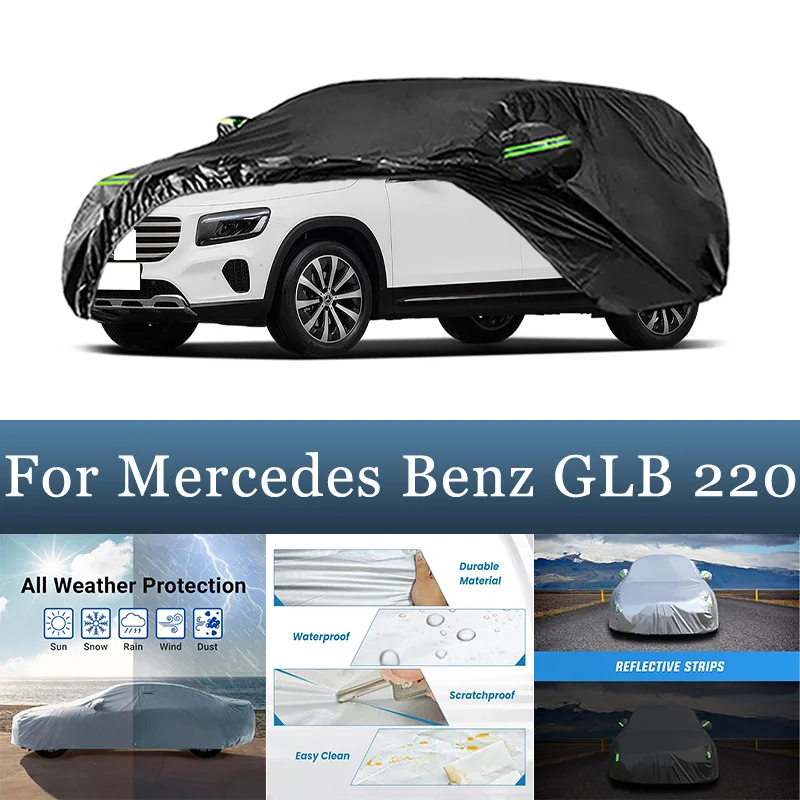 Для Mercedes Benz GLB 220 автомобильный чехол водонепроницаемый всепогодная защита уличные автомобильные чехлы снегозащитный ветрозащитный 
Для Mercedes Benz GLB 220 автомобильный чехол водонепроницаемый всепогодная защита уличные автомобильные чехлы снегозащитный ветрозащитный