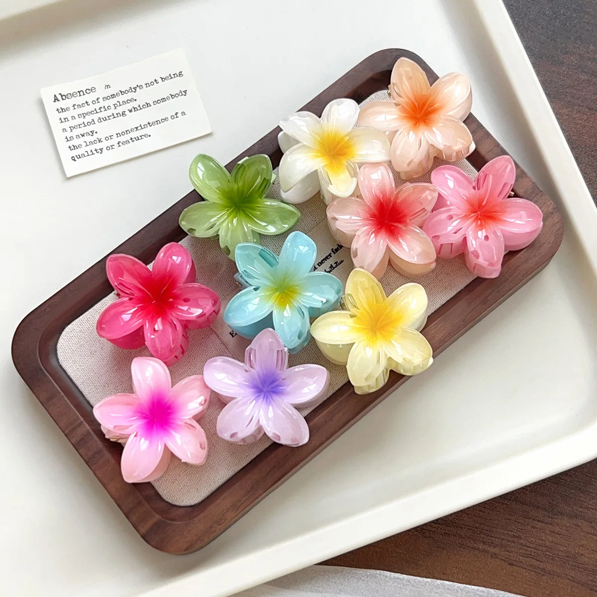 2PCS/Lot Hawaiian Gradient Flower Small Hair Claw Clips Crab Clamps Women Girls Hairpin Barrette Hair Accessories Summer Fashion
2PCS/Lot Hawaiian Gradient Flower Small Hair Claw Clips Crab Clamps Women Girls Hairpin Barrette Hair Accessories Summer Fashion
