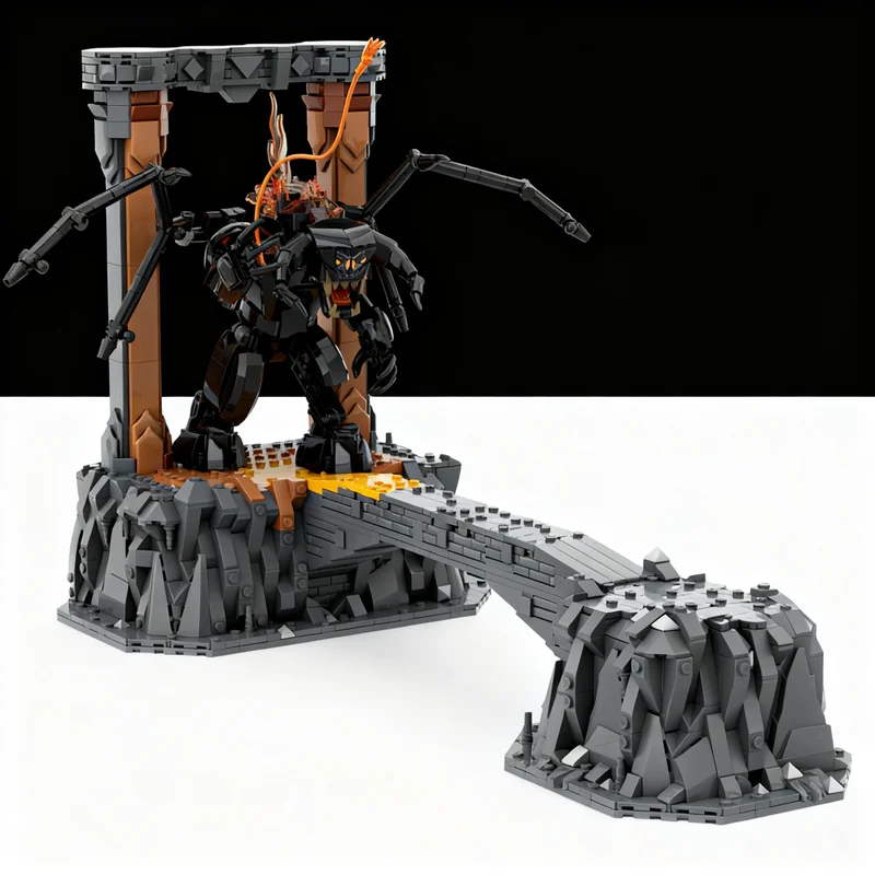 1863PCS MOC Fantasy Ringsed Movie Balrog Gandalfed Grey Model Custom Puzzle DIY Creative Ideas Kids Toy Birthday Gift Assembly
1863PCS MOC Fantasy Ringsed Movie Balrog Gandalfed Grey Model Custom Puzzle DIY Creative Ideas Kids Toy Birthday Gift Assembly