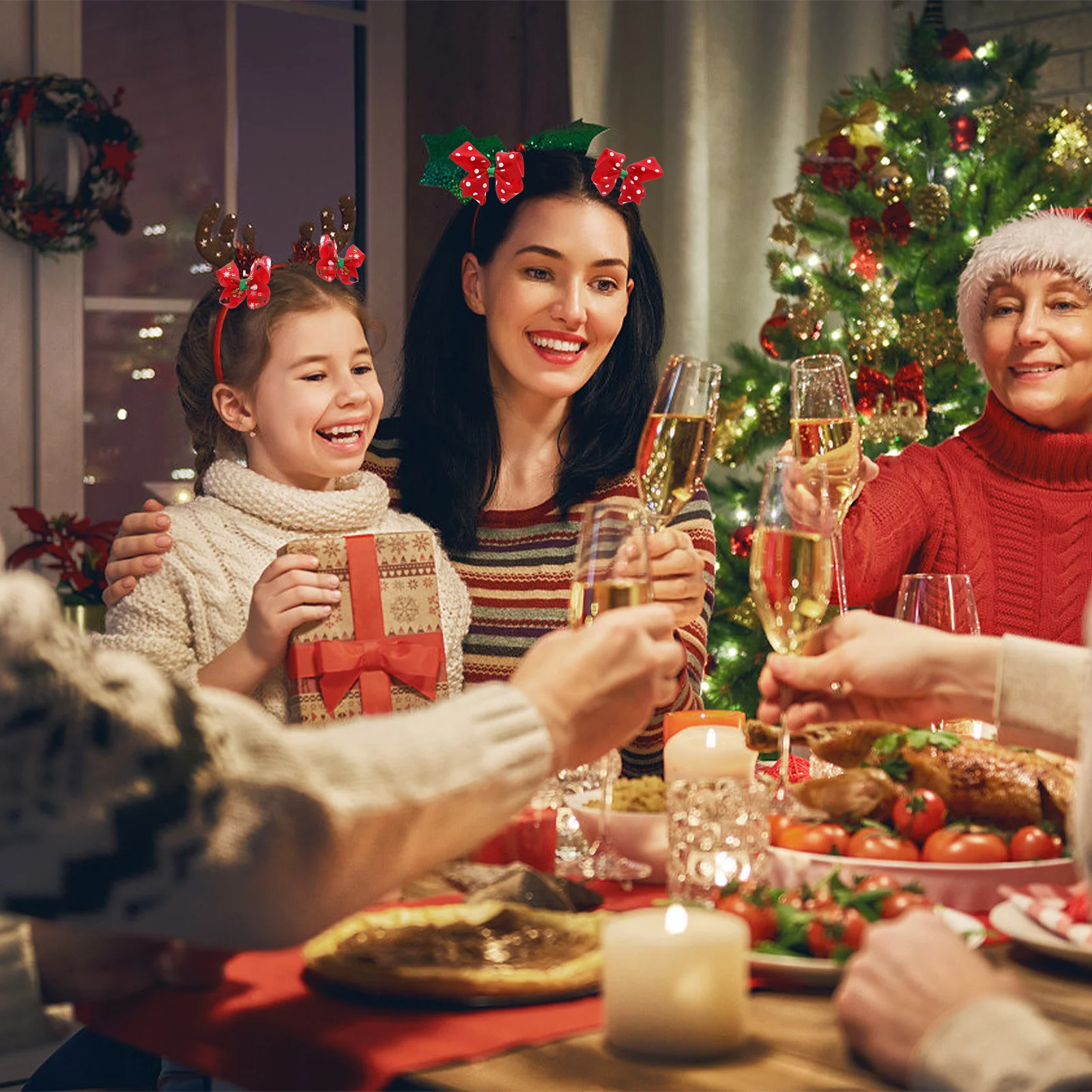 Christmas Hair Little Girls Baby Hair Clips Accessories Hairpins Durable Bowknot Hairpins Toddler Bang Decorations
Christmas Hair Little Girls Baby Hair Clips Accessories Hairpins Durable Bowknot Hairpins Toddler Bang Decorations