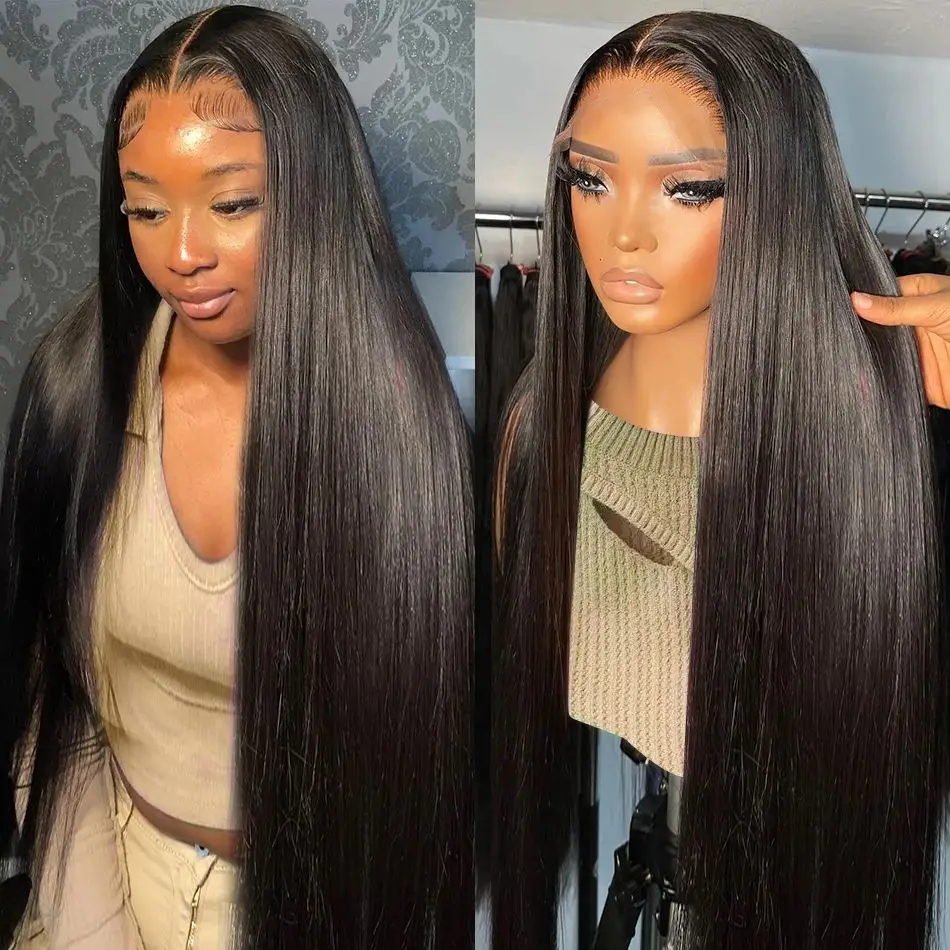 30 34 Inch Straight HD Transparent Lace Front Wig Brazilian 13x4 13x6 360 Lace Frontal pre plucked Wigs For Women Human Hair
30 34 Inch Straight HD Transparent Lace Front Wig Brazilian 13x4 13x6 360 Lace Frontal pre plucked Wigs For Women Human Hair