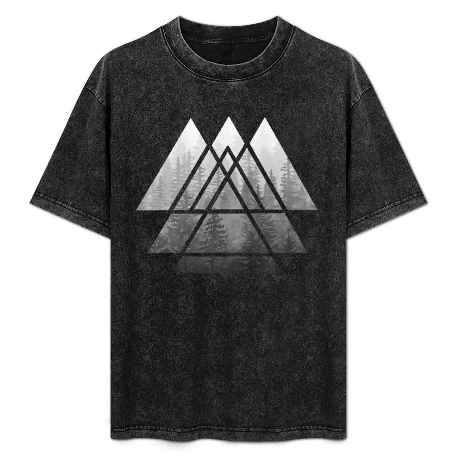 Sacred Geometry Triangles - Misty Forest T-Shirt Big and Tall Solid Color T-Shirt
Sacred Geometry Triangles - Misty Forest T-Shirt Big and Tall Solid Color T-Shirt