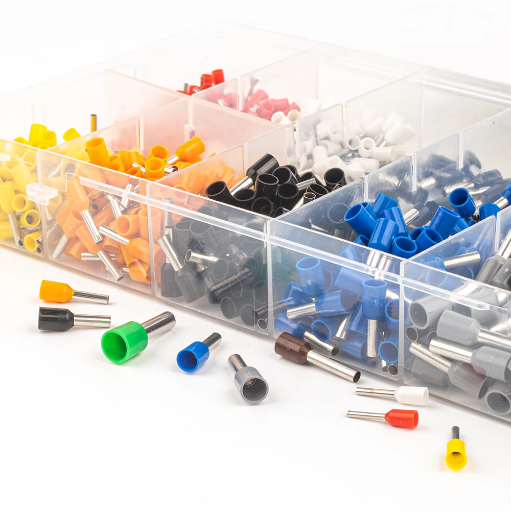 1400PCS Cable Wire Connector Electrical Tube Terminals Boxed VE Series Tube Insulated Ferrules Cord Multiple box styles
1400PCS Cable Wire Connector Electrical Tube Terminals Boxed VE Series Tube Insulated Ferrules Cord Multiple box styles