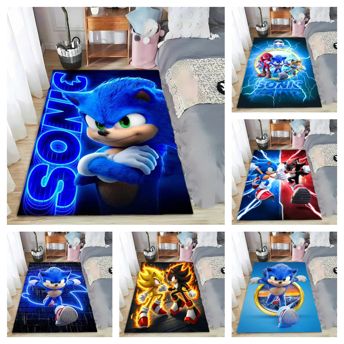 MINISO Anime Characters S-Sonic-c NonSlip Rug Stylish Carpet for Bedroom Living Room Teens Play Area Comfortable Floor Mat Decor
MINISO Anime Characters S-Sonic-c NonSlip Rug Stylish Carpet for Bedroom Living Room Teens Play Area Comfortable Floor Mat Decor