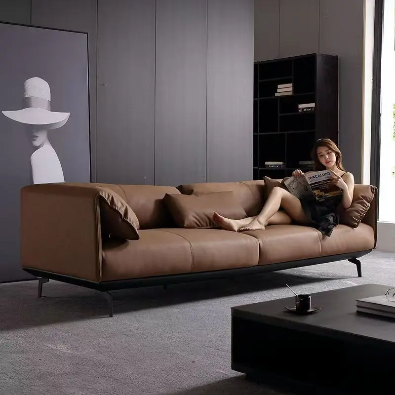 #* Modern Luxury Genuine Leather Tufted Sectional Three Seat Sofa For Living Room
#* Modern Luxury Genuine Leather Tufted Sectional Three Seat Sofa For Living Room