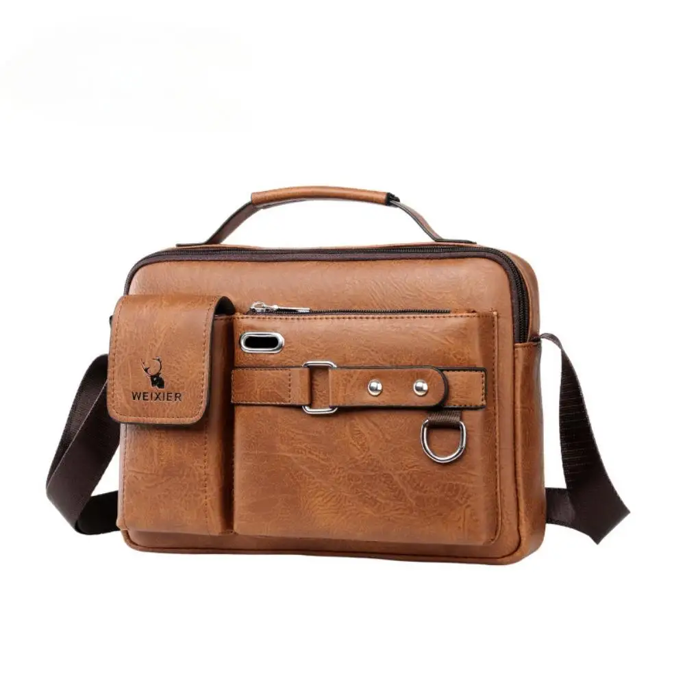 Men's Messenger Bag Crossbody Leather Business Causal Handbag Medium Size Top Handle Shoulder Bag
Men's Messenger Bag Crossbody Leather Business Causal Handbag Medium Size Top Handle Shoulder Bag